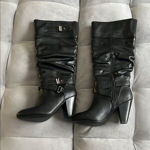 “Rampage Boots- Black Womens 7.5”